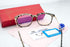Stylish Blue Light Block Glasses for Women, Oversized Big Frame, Eye Strain UV Glare Blocker Lens, Metal Temples