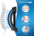 Everlasting Comfort Back Stretcher for Lower Back Pain Relief, Adjustable Spine Decompressor with Memory Foam