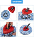 8 Pack Mop Replacement Heads, 100% Microfiber Spin Mop Refill Head for RinseClean 2-Tank System, Floor Cleaning.