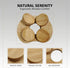 wkao 9.1 6.7 Wooden Sauna Headrest, Natural Wood Accessories, Neck Relax, Lumbar Support, x in, Breathable Hollow