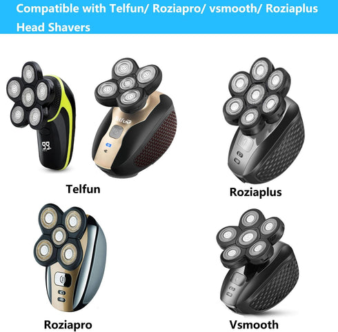 Replacement Telfun Charging Cord for Telfun, Roziapro, Roziaplus, vsmooth Head Shaver