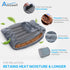 Atsuwell Microwave Heating Pad for Knee Pain Relief, Microwavable Heated Knee Wrap for Muscle, Joint Treatment, 2 Packs