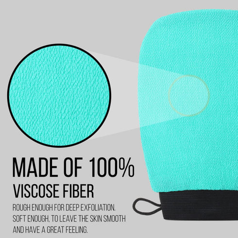 Valitic Exfoliating Glove, Body Scrubber Mitt for Shower or Bath, Korean Style Exfoliating Washcloth