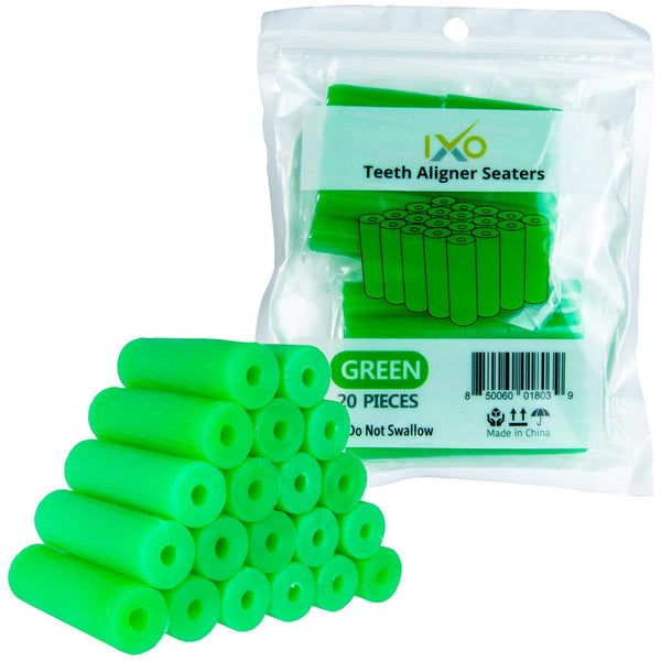 IXO 20 Pack Mint Scented Aligner Chewies in Resealable Bag - Retainer Accessories for Optimal Fit