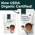 Natural Force Organic Clean Collagen Peptides Powder, USDA Certified Organic, Unflavored, 10.7oz