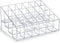 Lipstick Organizer, Small Clear Plastic Compact Holder with 24 Slots for Lip Gloss, Chapstick