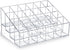 Lipstick Organizer, Small Clear Plastic Compact Holder with 24 Slots for Lip Gloss, Chapstick
