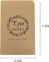 FRIDAY NIGHT 50Pcs Wedding Favors Candy Buffet Bags, Brown Kraft Paper Favor Bags for Snacks or Cookie Buffets