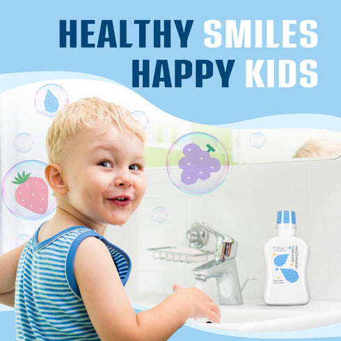 P113+ 11.8 oz (11.8 oz, oh care Mouthwash for Kids Peptide Anti Cavity Mouth Rinse Alcohol Free for Teeth and Gums Safe