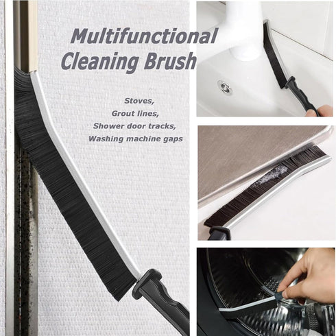 Set, (6) Crevice Cleaning Brush Multi-Purpose Hard Bristle Brushes for Deep Cleaning Kitchen, Bathroom, Grout, Sink