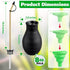 Diatomaceous Earth Powder Duster, Garden Powder Applicator Dispenser with Long Metal Tube