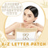 Personalized Initial Letter Bag, Boho Straw Clear Makeup Bag, Small Chenille Varsity Letter Bag for Women, K