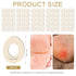 NQEUEPN 75pcs Corn Cushions, Corn Pads for Toes Latex Sponge Foot Callus Pads Self-Adhesive Foot Care Cushions