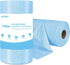 AIDEA Blue Microfiber Cleaning Cloth Roll, 75PK, Washable Shop Rags, Lint Free Cleaning Towels for House, Kitchen, Car