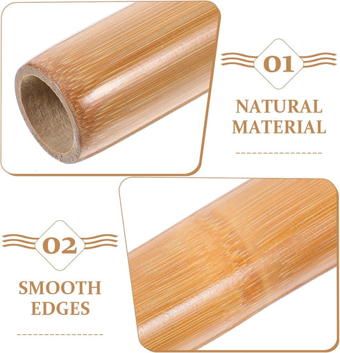 HAMPPLIES Massage Stick for Deep Tissue Muscle Relief Natural Material Ergonomic Design for Back Neck Shoulder Therapy