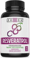 Zhou Resveratrol Supplement, Healthy Aging, Immune System & Heart Health Support, 30 Servings