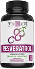 Zhou Resveratrol Supplement, Healthy Aging, Immune System & Heart Health Support, 30 Servings