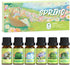 Soulorigin Spring Fragrance Oils Set, Essential Oil Gift Set for Diffuser, Spring