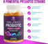 Nature’s Acidophilus Probiotics Gummies, 5 Billion CFU, 6 Strains, Daily Supplement, 120 Gummies, Orange Flavor