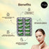 50 Evion Capsules Vitamin E for Glowing Skin, Strong Hair, Acne, Nails, 400mg