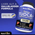 Nutrivein TUDCA+ Liver Support Supplement 1000mg, Liver Detox & Cleanse, 60 Capsules, 30 Day Supply