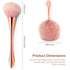 Super Large Mineral Powder Brush Set - 2 Pcs Bronzer Kabuki Makeup Brush & Soft Fluffy Foundation Brush