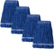 Commercial Mop Head Replacement, Blue Cotton Looped End String, Wet Industrial Cleaning Mop Head Refill, Pack of 4