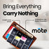 Mote Pillbox 7 Wallet Credit Card Size Carry Medications, Pills Day Weekly Organizer Pill case, Mini, Small Holder
