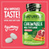 NATURELO Chewable Vitamin for Kids - Multivitamin with Whole Food Organic Fruit Blend, 60 Tablets for Children
