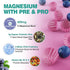 Sugar Free Magnesium Gummies 400mg with Organic Prebiotics & Probiotics - 5 Billion CFUs, Magnesium Glycinate, Malate,