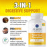 DR. EMIL NUTRITION Total Gut Health Complex - Prebiotic + Probiotic + Postbiotic Gut Health Supplements for Women and Men - Probiotics for Digestive Health & Gut Health, 60 Capsules