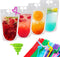 Ozera Drink Pouches, 100 Pcs Reusable 16 oz Drink Juice Pouches for