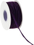 Purple Velvet Ribbon, 1/8" Thin Vintage Ribbon, 50 Yards for Wedding Invitations, Crafts & Gift Wrapping