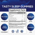 Melatonin Gummies 8mg - Extra Strength Sleep Gummy with 20mg Passiflora, Natural Sleep Support Supplement for Adults, Vegan & Non-GMO, Nature's Sleeping Gummies, Berry Flavor - 60 Gummies