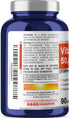 NusaPure Vitamin D3 50,000 IU, 90 Veggie Capsules, Non-GMO, Vegan.