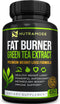Premium Green Tea Extract Fat Burner Supplement with EGCG, Natural Appetite Suppressant for Healthy Weight Loss Diet