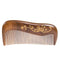 Wooden Hair Comb, Fine Tooth Sandalwood Comb for Women, No Static Detangling