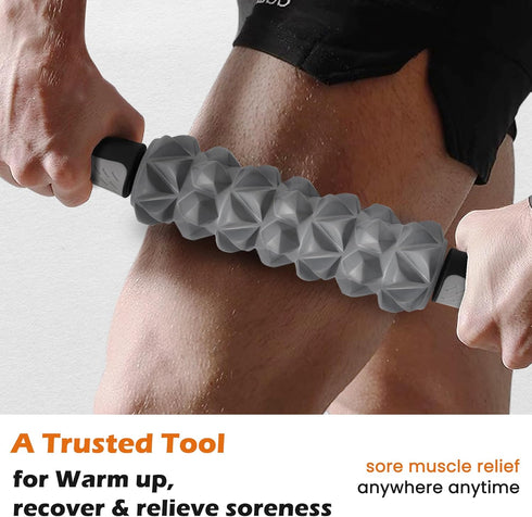 KITWILD Muscle Roller Stick, Massage Roller Stick for Athletes, Body Massage Stick for Muscles Deep Tissue, Muscle