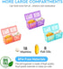 LEMBOL 2 30 Bag,32 Compartments,1 Monthly Pill Organizer Times a Day, Day Pill Organizer Box AM PM with Weekly Pill