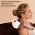 TSDRBWO 4D Neck and Shoulder Massager,Portable Shiatsu Back Massage Hand-Shaped Deep Tissue Kneading Massager with Heat