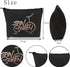 POFULL Cycling Bike Indoor Spin Class Gift, Spin Queen Cosmetic Bags for Indoor Cycling Spinning Bike