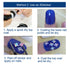 TailaiMei 144 Pieces Nail Vinyls Stencil Sticker Set, 72 Designs for Nail Art Decal, 24 Sheets Reusable DIY