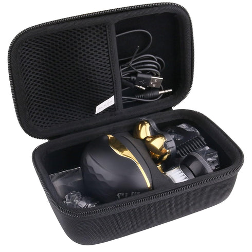 JINMEI Hard EVA Carrying Case for Skull Shaver Electric Pitbull Pro Razor, Big Storage Case