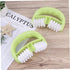 Set 2 of Ergonomic Green Hand Rollers for Muscle Relief and Recovery