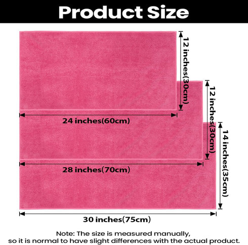 Muka 10 12 28 INCH Pcs Cleaning Towels, Microfiber Washcloth High Absorbent White Wipe Rags, x