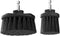 Dirt Devil 2-Piece Hard Bristle Scrubber Set, 2" & 3.5" Brushes for Heavy Duty Cleaning on Brick, Grout, Cast Iron