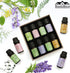 8 Pack Organic Aromatherapy Essential Oil Set - Pure Essential Oil Kit for Diffusers & Candle Making