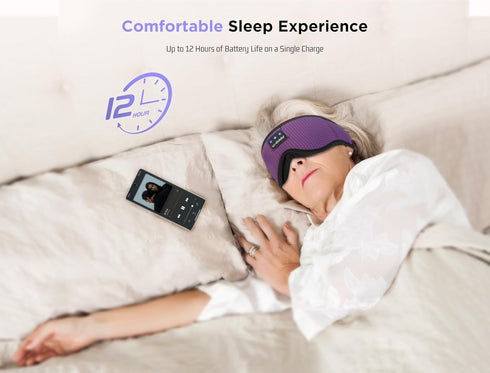 Headphones,3D LC-dolida Sleep Mask with Bluetooth Headphones Bluetooth Sleep Mask Sleep Eye Mask for Sleeping Mask