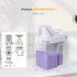Laundry Detergent Container, 2-Pack 68oz Dispenser with 5 Labels for Laundry Room Organization