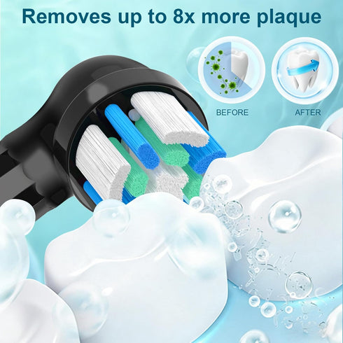 Swistarhan 3 4 5 6 7 8 9 10 Replacement Heads Compatible with Oral B iO Series Electric Toothbrush,Gum Care Toothbrush
